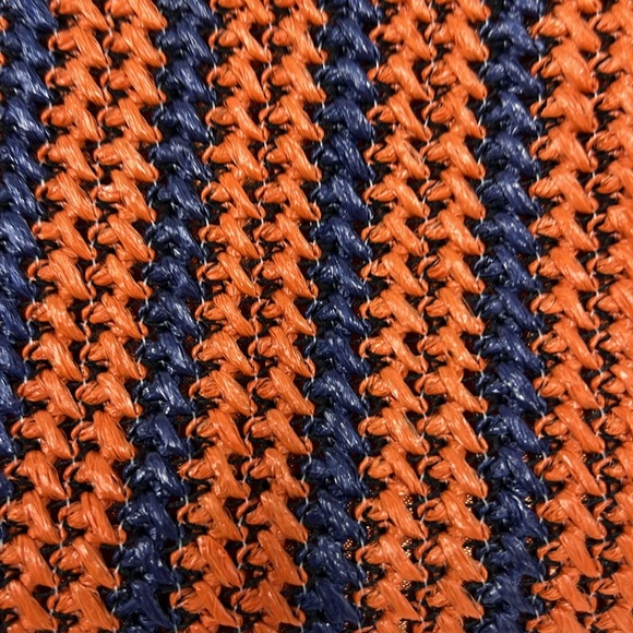 Urban Expressions Marina Clutch Woven Straw Handbag MOD Wood Handle - Picture 4 of 11